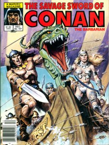 Savage Sword of Conan #107 Marvel Comics 1984 VF