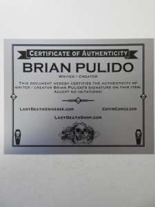 Lady Death: Blasphemy Anthem Heavy Metal (2019) NM Condition! Signed W/ Cert!