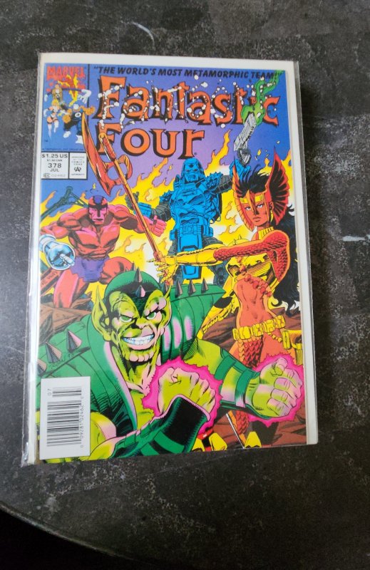 Fantastic Four #378 Newsstand Edition (1993)