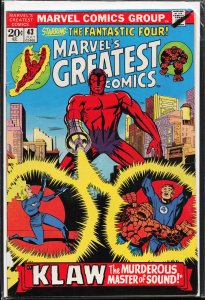 Marvel's Greatest Comics #43 (1973) Fantastic Four