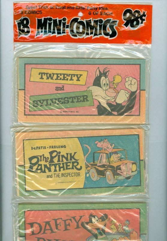 Western Mini-Comics 18 Pack MT Tweety & Sylvester Pink Panther Daffy Duck