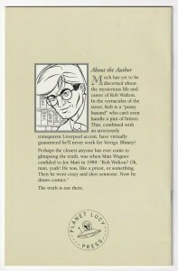 Ragmop #3 October 1995 Planet Lucy Press Rob Walton Nihil Obstat