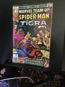 Marvel Team-Up #67 (1978). Spider-Man, Tigra, Kraven The Hunter! Wow!FN/VF