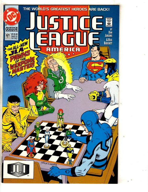 Lot Of 10 Justice League America DC Comics # 56 57 58 59 60 61 62 63 64 65 CR17