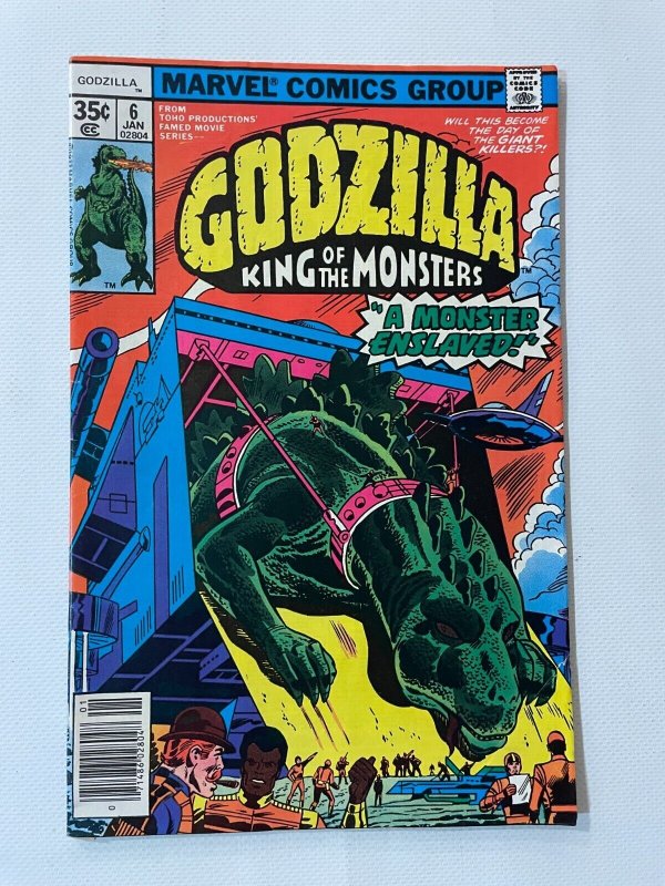 Godzilla # 6 VF/NM Marvel Comic Book Trimpe Cover Art TOHO King Monster 12 J262