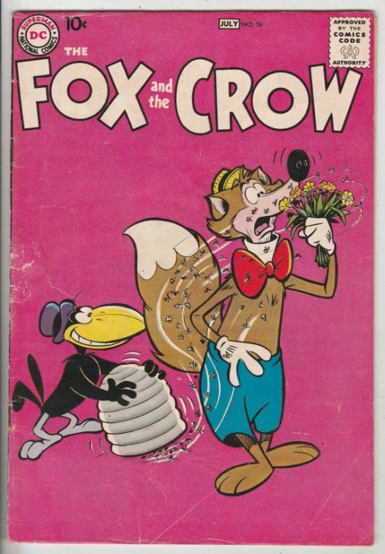 Fox and the Crow # 56 Strict FN/VF Cover Flowers and Bee Hive, Hound & The Hare