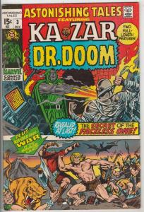 Astonishing Tales #3 (Dec-70) VF/NM High-Grade Ka-Zar, Doctor Doom