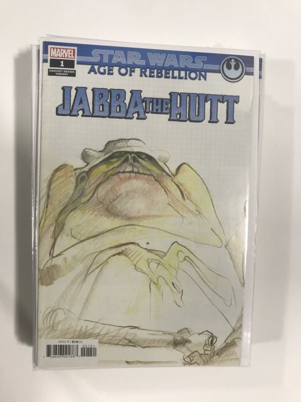Star Wars Age Of Rebellion Jabba The Hutt Rodis Jamero Cover 2019 Nm3b21 Comic Books 4424