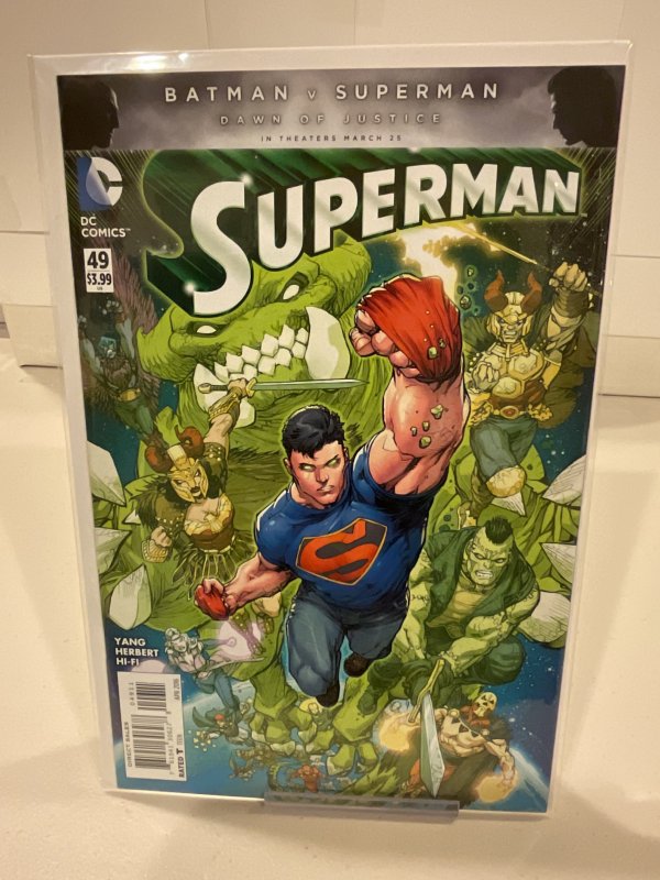 Superman #49  2016  9.0 (our highest grade)  New 52!