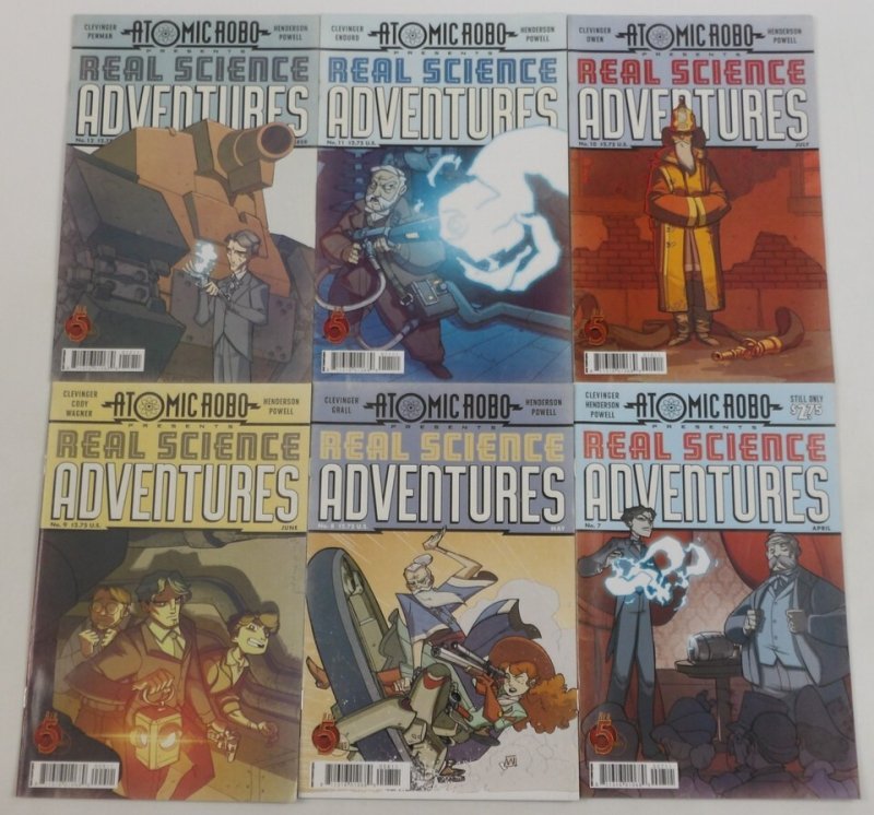 Atomic Robo Presents Real Science Adventures #1-12 VF/NM complete series ; Red 5