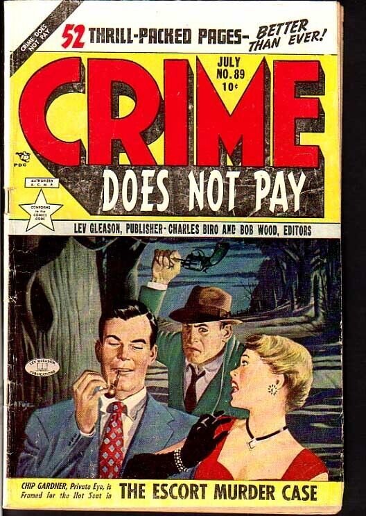 CRIME DOES NOT PAY #89-VIOLENT PISTOL WHIPPING CVR VG-