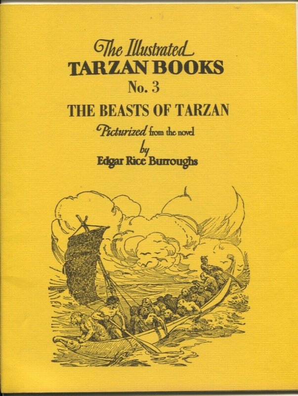 Illustrated Tarzan Books #3 1971-House Of Greystone-Beasts of Tarzan-VF
