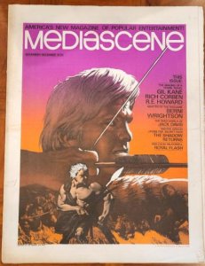 MEDIASCENE #16 VF Richard Corben Bernie Wrightson Robert Howard Large Sized 1975