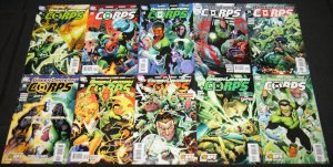 Modern DC GREEN LANTERN CORPS 27pc Mid-High Grade Comic Lot VF-NM Justice League