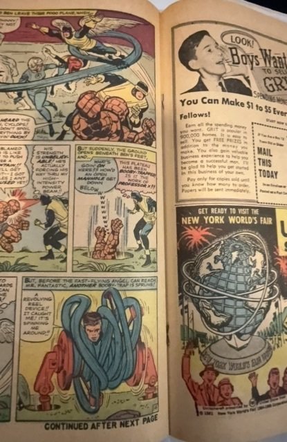 Fantastic Four #28 (1964)X-men, puppet master, mad thinker -foxxing/staining
