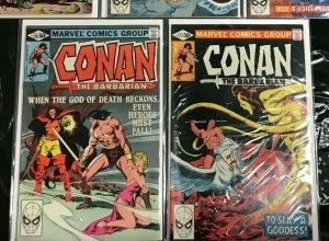CONAN #113-119, 120, 121 5PC LOT (VF) SATAN HAD A SON!! 1980-81