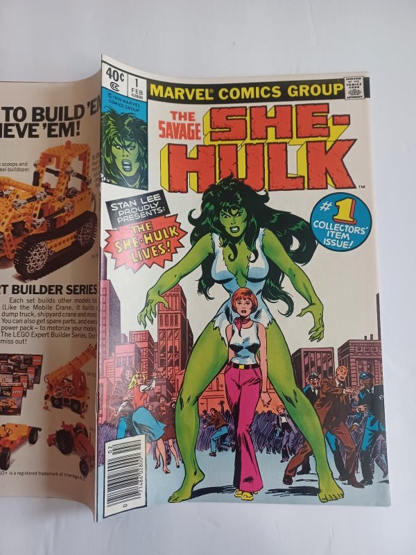 Savage She-Hulk #1 newsstand - 1st appearance - 1980 - VF