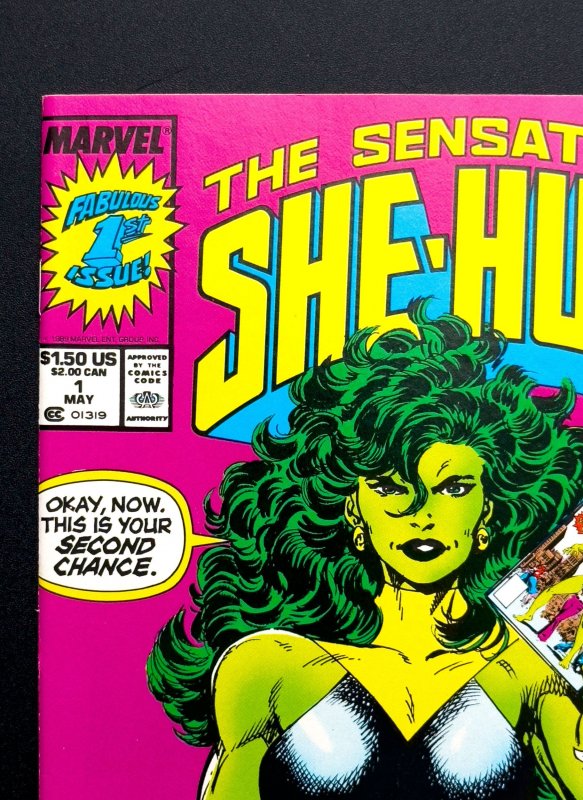 The Sensational She-Hulk #1 (1989) Newsstand [KEY] - VF