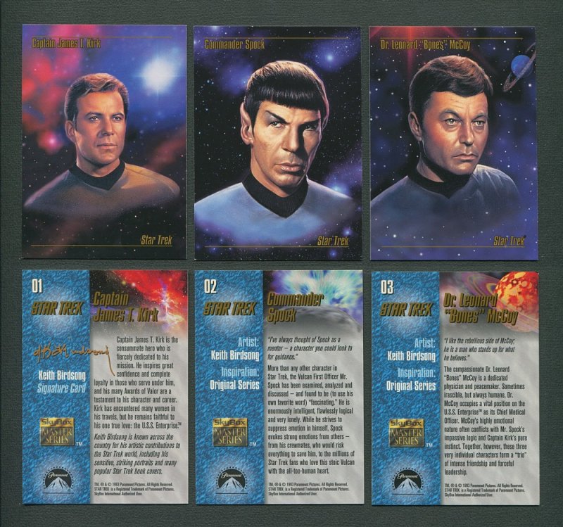 1993 Skybox Star Trek Master Series Set MINT