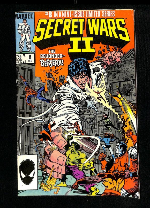 Secret Wars II #8 1st Black Costume!