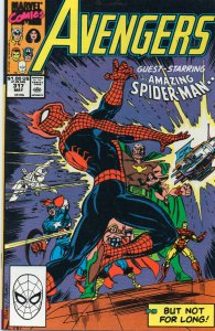 Avengers #317 - Quasar Nebula & Spider-Man - 1990 (High Grade)