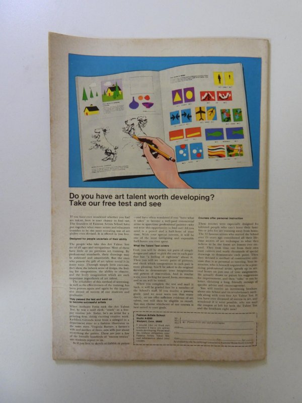 Captain America #121 VG+ condition bottom staple detached from cover