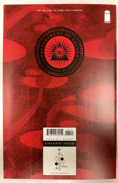 The Department of Truth #11 Cover Gallagher virgin (2021)