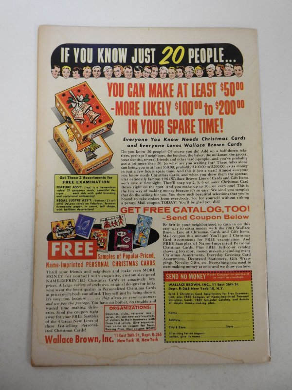 The Brave and the Bold #38 (1961) VG- Condition moisture stains