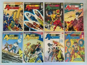 Justice Machine set #1-29 + Annual avg 8.0 VF (1987 Comico)