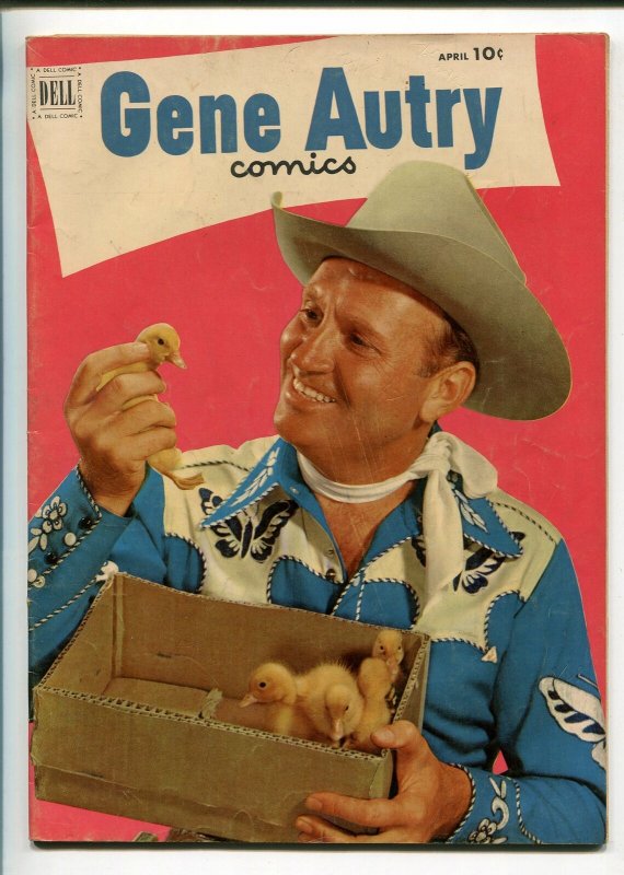 GENE AUTRY #62-1952-DELL-WESTERN-PHOTO COVERS-MOVIE-TV-vg/fn