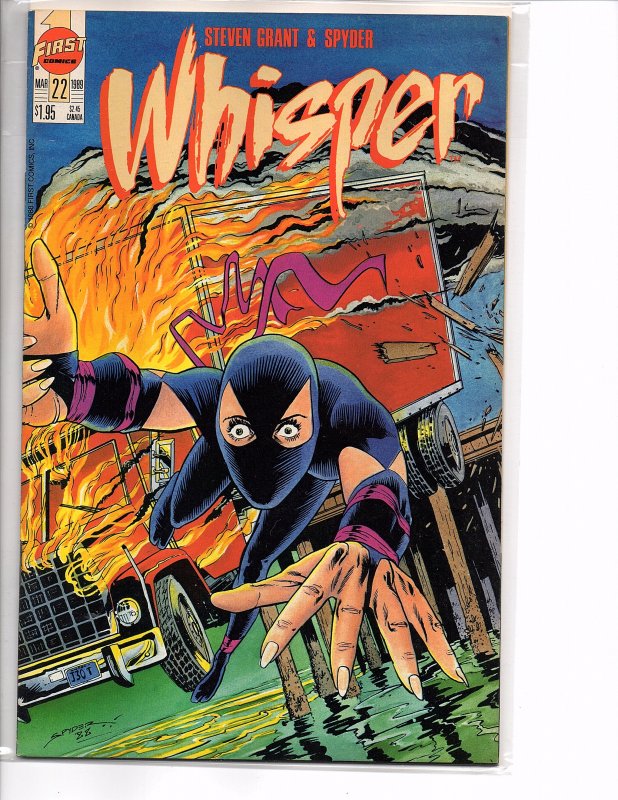 First Comics Whisper #21 & 22 (1988) Steven Grant Bruce Timm NM