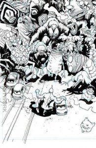 Ultramega #7D VF/NM ; Image | 1:25 Variant B&W Skybound James Harren Ultra Mega