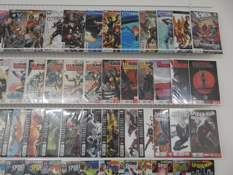 Huge Lot 140+ Comics W/ Spider-Man, Wolverine, X-Men! Avg VF/NM Condition!