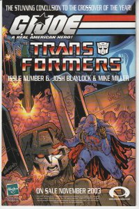 Autographed G.I. Joe vs. The Transformers #5 (2003, No C.O.A.)