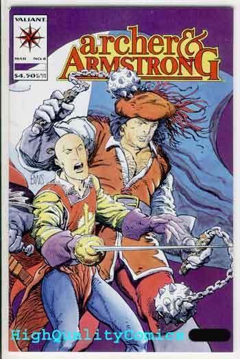 ARCHER & ARMSTRONG #8, NM+, Valiant, Barry Smith, Swords, more  in store