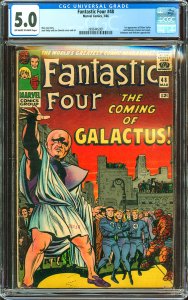 Fantastic Four #48 (1966) CGC Graded 5.0 - 1st Silver Surfer! 1st Galactus App.