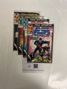 4 PSI Force Marvel Comic Books # 5 6 7 8  Avengers Defenders Hulk 55 JS61