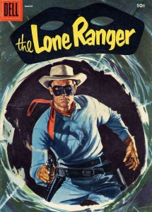 Lone Ranger, The (Dell) #93 VG ; Dell | low grade comic March 1956 Western Hero