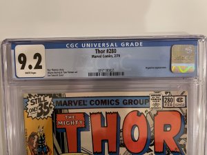 Thor #280 CGC 9.2 - Newsstand - Hyperion Appearance (1979)