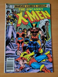 Uncanny X-Men #155 Newsstand Variant ~ NEAR MINT NM ~ 1982 Marvel Comics