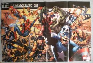 ULTIMATES 2 Promo Poster, THOR, HULK, X-MEN, 36x24, Unused