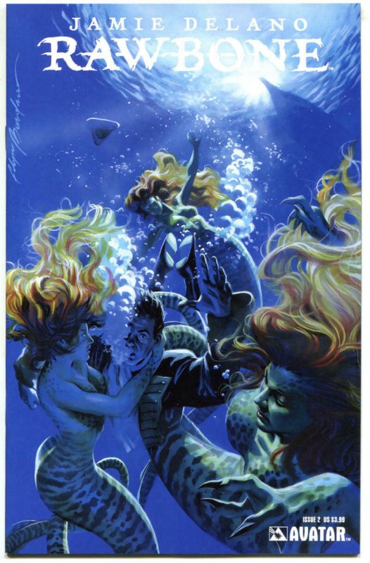 RAWBONE #1 2 3 4, NM, Jamie Delano, Avatar, Horror, 2009, Pirates, 1-4, B