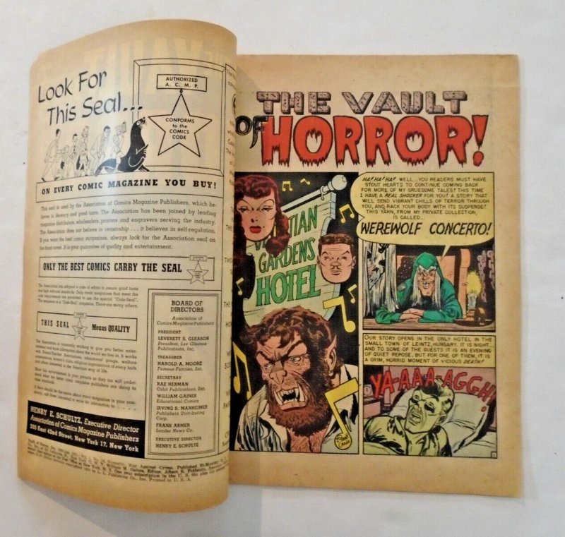 Vault of Horror (1950 EC) #16vgf