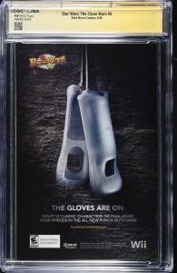 Star Wars: The Clone Wars #6 (5/09) signed by Eckstein & Lanter Graded CGC 9.8