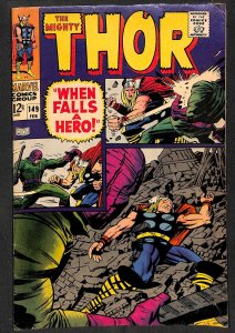 Thor #149 VG+ 4.5 2nd Wrecker! Marvel Comics