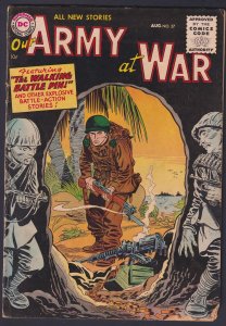 Our Army at War #37 1955 DC 2.5 Good+ comic