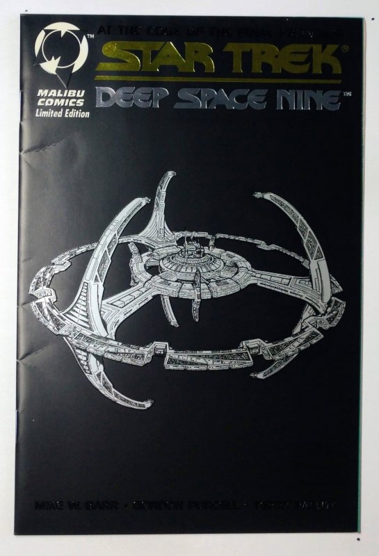 Star Trek: Deep Space Nine #1 Black Foil Cover Variant (FN+, 1993)