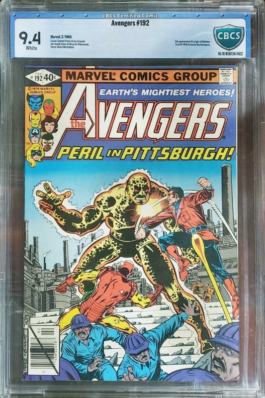 Avengers 192 CBCS 9.4 Marvel 1979