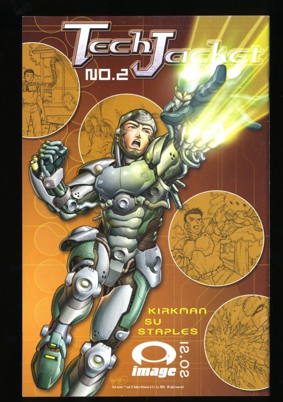 Tech Jacket (2002) #1 NM- 9.2 1st Preview Appearance of Invincible!