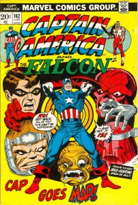 Captain America (1st Series) #162 VG ; Marvel | low grade comic and the Falcon
